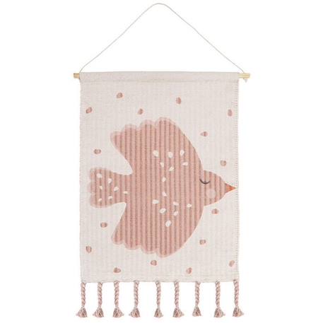 Décoration murale enfant - SWEET BIRDY - Coton BEIGE 1 - vertbaudet enfant 