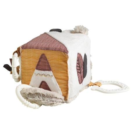 Cube d'activité bébé beige BEIGE 2 - vertbaudet enfant 