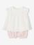 Ensemble robe brodée et bloomer en gaze de coton naissance rose 1 - vertbaudet enfant 