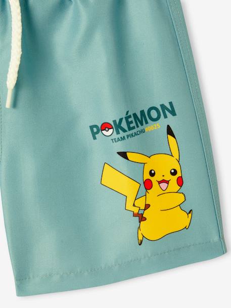 Short de bain microfibre garçon Pokemon® vert sauge 5 - vertbaudet enfant 