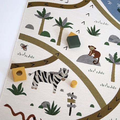 Tapis de jeu pour enfant - NATTIOT - Little Savannah MULTICOLORE 4 - vertbaudet enfant 