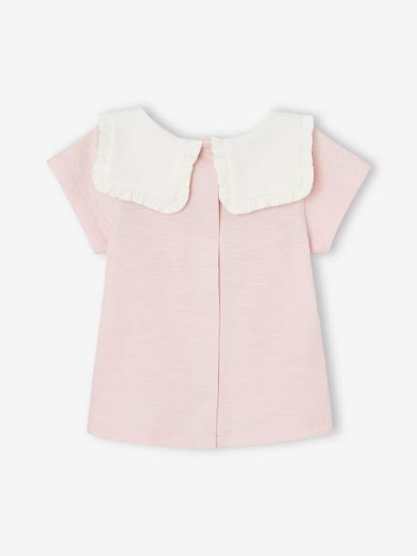 Lot de 2 t-shirts naissance en coton biologique rose 9 - vertbaudet enfant 