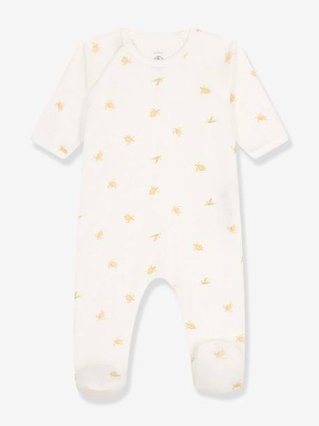 Dors-bien tortues PETIT BATEAU blanc imprimé 1 - vertbaudet enfant 