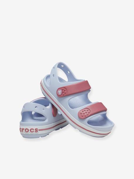 Sabots enfant 209423 Crocband Cruiser Sandal CROCS™ bleu ciel+marine+rose pâle 2 - vertbaudet enfant 