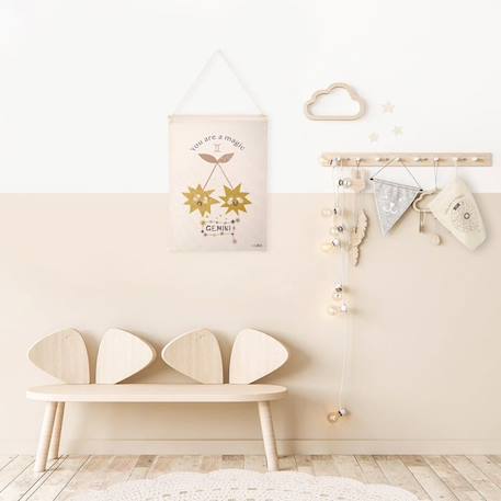 LITTLE GEMINI déco murale enfant zodiaque signe gémeaux BEIGE 2 - vertbaudet enfant 