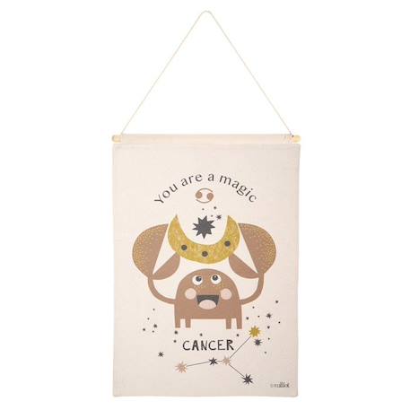 LITTLE CANCER déco murale enfant zodiaque signe cancer BEIGE 1 - vertbaudet enfant 