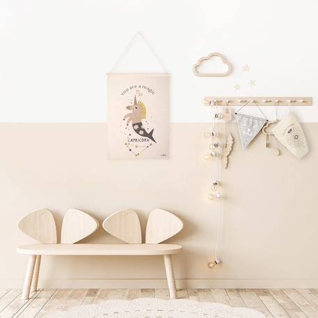 LITTLE CAPRICORN déco murale enfant zodiaque signe capricorne BEIGE 2 - vertbaudet enfant 