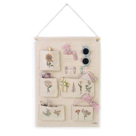 Décoration murale enfant - FLORA - Coton BEIGE 5 - vertbaudet enfant 