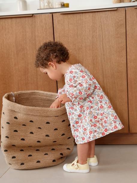 Robe avec smocks bébé écru 2 - vertbaudet enfant 