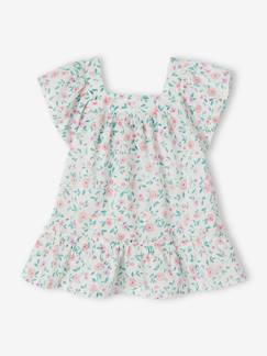 Robe fleurie manches papillon bébé  - vertbaudet enfant