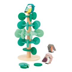 Jouet-Jeux d'imagination-Jouet en bois - JANOD - Arbre À Assembler - 37 pièces - Bois FSCTM - Dès 3 ans