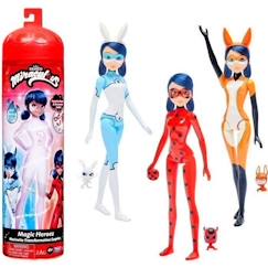 Jouet-Poupons et poupées-Poupées mannequins et accessoires-Miraculous Ladybug - Poupée Marinette Color Change 26 cm - BANDAI