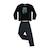 ATHENA Pyjama long  Ecopack manga Noir Garçon NOIR 1 - vertbaudet enfant 