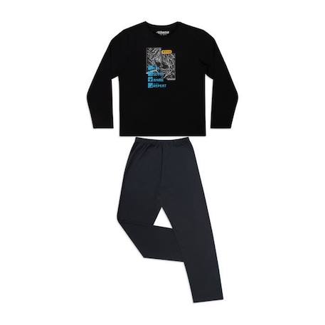 ATHENA Pyjama long  Ecopack manga Noir Garçon NOIR 1 - vertbaudet enfant 