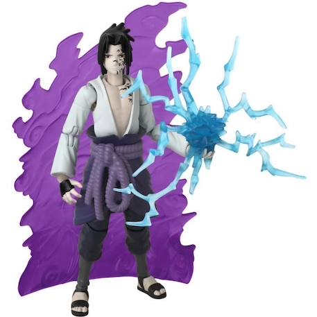 Figurine articulée Sasuke 17cm - Anime Heroes Beyond - Naruto Shippuden - BANDAI BLANC 6 - vertbaudet enfant 