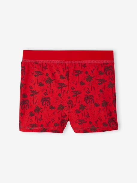 Lot de 2 shorties de bain garçon rouge imprimé 4 - vertbaudet enfant 