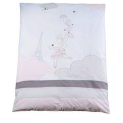 Housse de couette 100x135cm et taie en coton blanc  - vertbaudet enfant