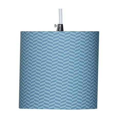 Suspension Lumineuse Trio Plafonnier en coton Bleu BLEU 3 - vertbaudet enfant 