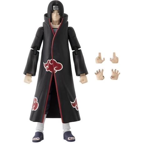 Figurine Anime Heroes 17 cm - Itachi Uchiwa - BANDAI - Naruto Shippuden NOIR 3 - vertbaudet enfant 