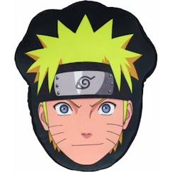 Linge de maison et décoration-Décoration-NARUTO SHIPPUDEN - Coussin 3D Naruto - 100% Polyester - Noir