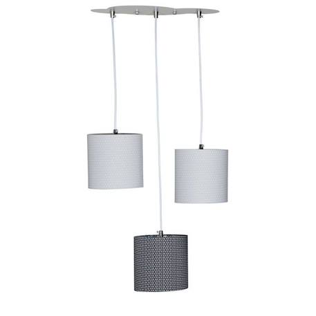 Suspension Lumineuse Trio Plafonnier en coton gris GRIS 1 - vertbaudet enfant 