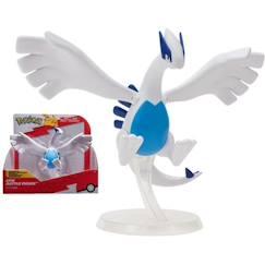 Jouet-Jeux d'imagination-Figurines, mini mondes, héros et animaux-Figurine Pokémon Lugia 30 cm - BANDAI