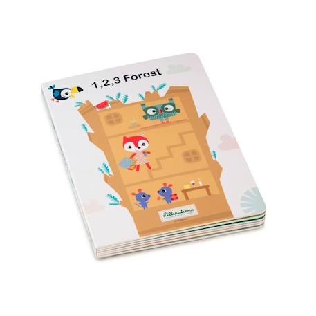 Livre puzzle 1,2,3 FORÊT LILLIPUTIENS - Animaux - Pour enfants de 24 mois et plus BEIGE 1 - vertbaudet enfant 