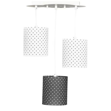 Suspension lumineuse en coton blanc BLANC 1 - vertbaudet enfant 