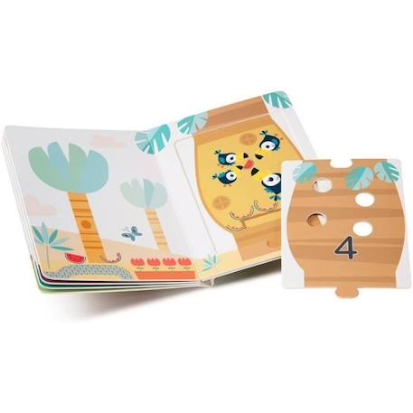 Livre puzzle 1,2,3 FORÊT LILLIPUTIENS - Animaux - Pour enfants de 24 mois et plus BEIGE 2 - vertbaudet enfant 