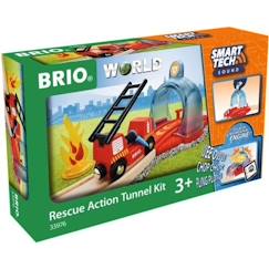 -Brio World - 33976 - Portique Smart Tech Sound Thème Pompier - Jouet pour garçons et Filles dès 3 Ans