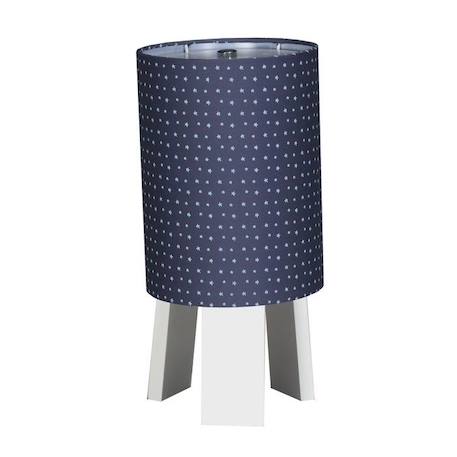 Lampe de chevet avec pied en coton Bleu BLEU 1 - vertbaudet enfant 