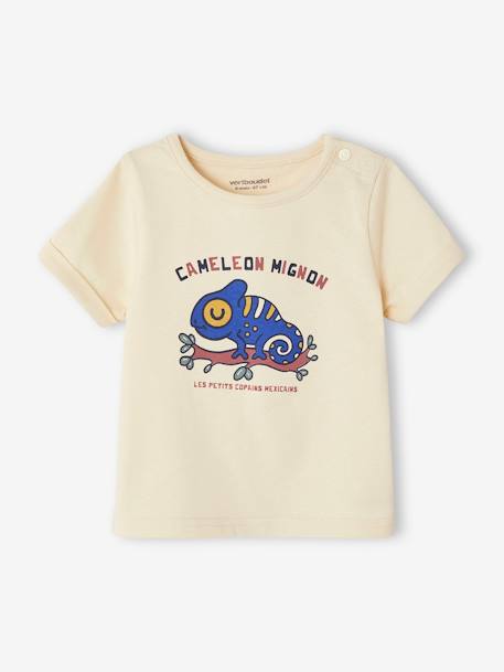 Bébé-T-shirt, sous-pull-Tee-shirt caméléon bébé manches courtes