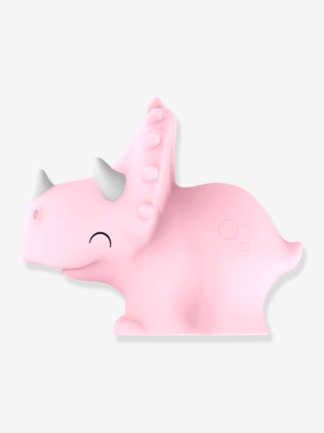 Veilleuse souple rechargeable Roxy la triceratops - DHINK KONTIKI rose 8 - vertbaudet enfant 