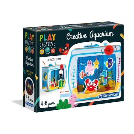 Jeu créatif Clementoni Aquarium créatif BLEU 1 - vertbaudet enfant 