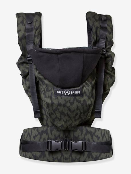 Porte-bébé physiologique HoodieCarrier 2 LOVE RADIUS Black forest+Wild camo 7 - vertbaudet enfant 