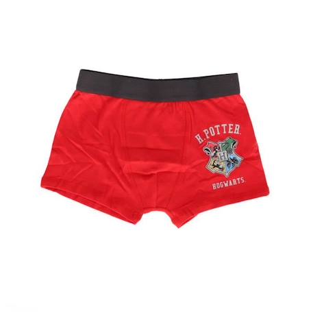 Boxers Harry Potter - WARNER - Lot De 5 - Garçon - Rouge ROUGE 3 - vertbaudet enfant 