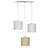 Suspension Lumineuse Trio Plafonnier en coton beige BEIGE 1 - vertbaudet enfant 