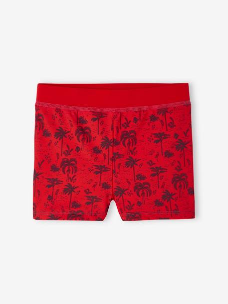 Lot de 2 shorties de bain garçon rouge imprimé 2 - vertbaudet enfant 