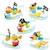 Jouet de bain - Yookidoo - Jet Duck - Caneton pirate - 15 accessoires pirates BLEU 1 - vertbaudet enfant 