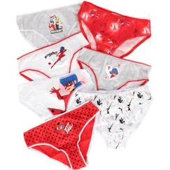 MIRACULOUS - Lot De 7 Culottes Ladybug - Fille - 100% Coton  - vertbaudet enfant