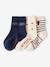 Lot de 3 paires de chaussettes coeurs bébé fille écru 1 - vertbaudet enfant 