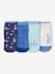 Lot de 4 paires de soquettes 'holidays' garçon bleu azur 1 - vertbaudet enfant 