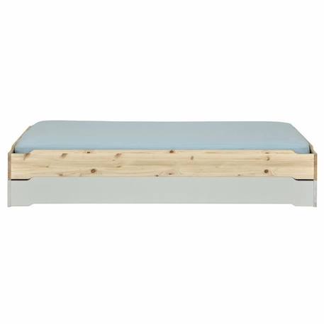 Lit empilable Jelly   Gris 90x190 cm GRIS 4 - vertbaudet enfant 