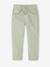 Pantalon droit MorphologiK fille tour de hanches medium blush+vert sauge 6 - vertbaudet enfant 