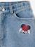 Short fille Disney® Minnie en denim brodé denim brut 3 - vertbaudet enfant 