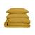 Parure de lit coton percale 1 personne - Moutarde - BLEU CALIN JAUNE 1 - vertbaudet enfant 