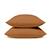 BLEU CALIN Lot de 2 taies d'oreiller 100% Percale de coton 65x65cm - Terracotta ORANGE 1 - vertbaudet enfant 