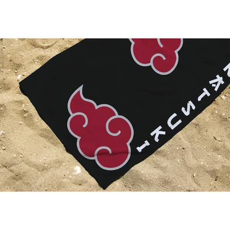 NARUTO SHIPPUDEN - Serviette De Plage Naruto Shippuden Akatsuki 75x150 cm - 100% Coton - 300 GSM - Noir NOIR 2 - vertbaudet enfant 