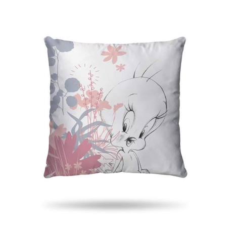 Looney Tunes - Housse De Couette Titi Enfant Fille 140x200 + Taie d'oreiller 63x63cm - Parure De Lit 1 Personne - Blanc - 100% Coton BLANC 3 - vertbaudet enfant 