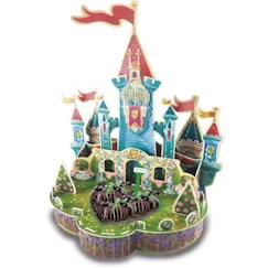 Jouet-Jeux d'imagination-Jeu de construction et de création - EDUCA - 3D Dream Gardens 2In1 - Chateau